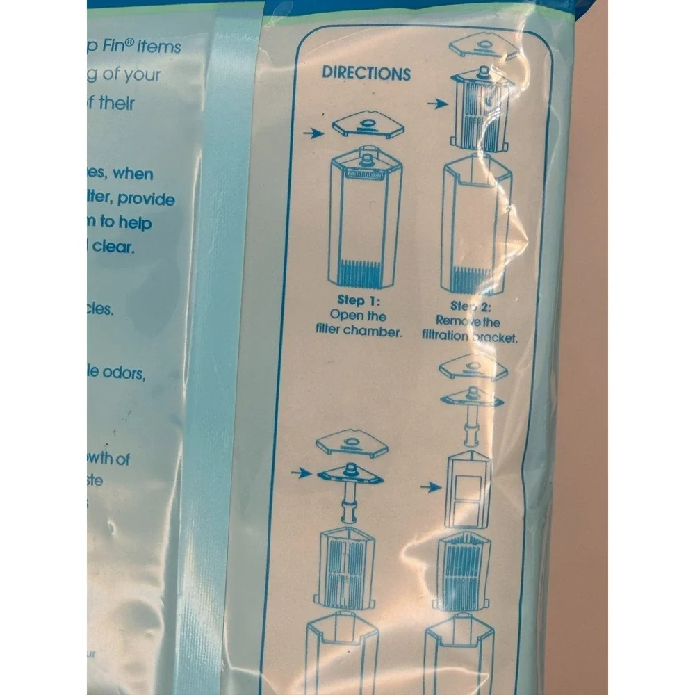 Top Fin Corner Internal Filter Cartridges 15 Gallon Aquarium Filter 2 Pack Lot 3